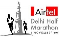 Airtel Delhi Half Marathon - 1st November 2009